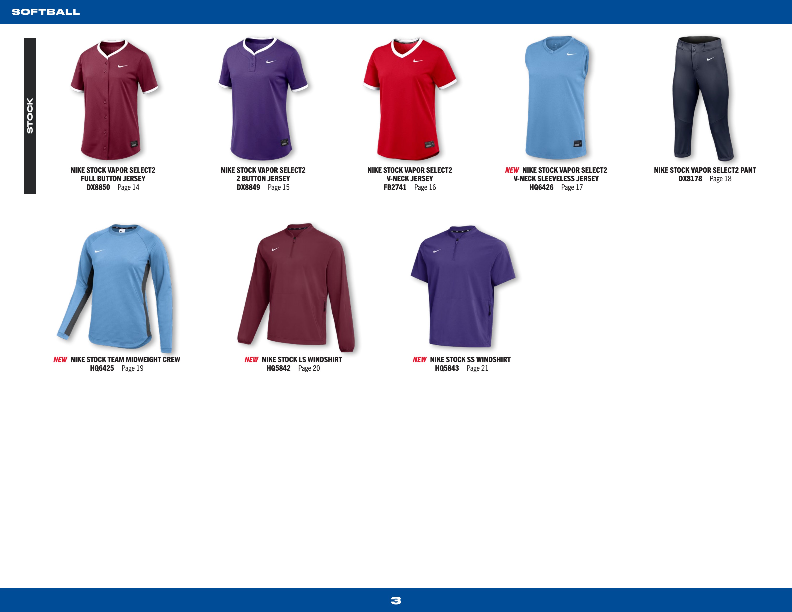 Nike softball 2026 Equipo / Accesorios Página 2